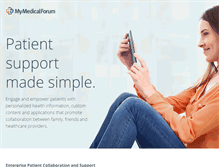 Tablet Screenshot of mymedicalforum.com